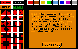 Kidshapes atari screenshot